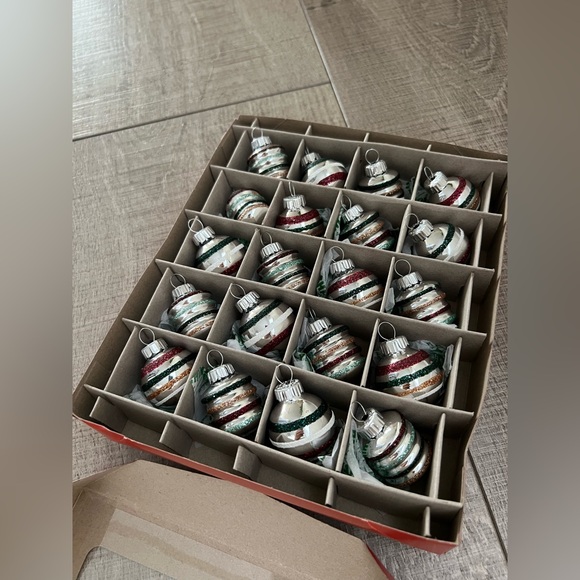 Shiny Brite Glass Ornaments Made For West Elm - Picture 2 of 5